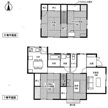 日本楼房户型图 看了那么多年的哆啦A梦，你能画出大雄家的户型图吗？